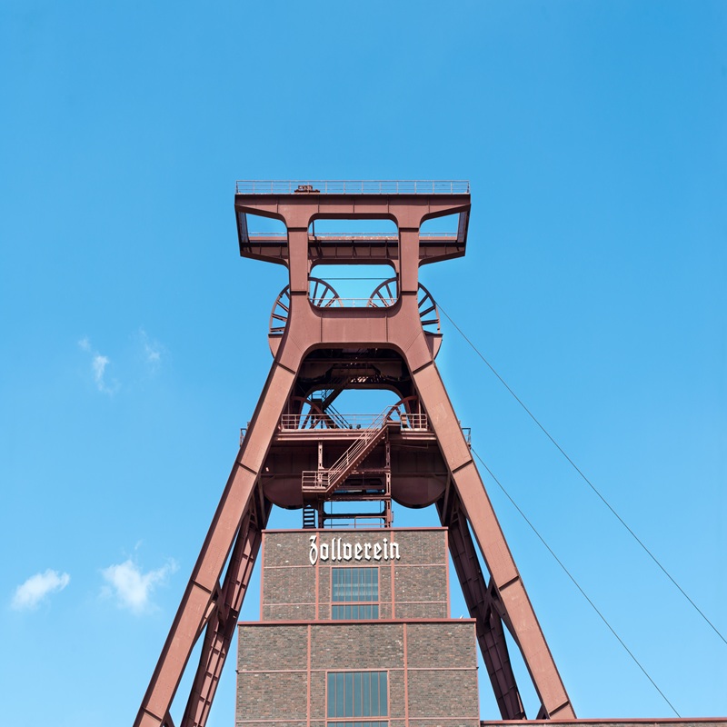 Förderturm, Zeche Zollverein, Essen, (Editorial Content) Berlin