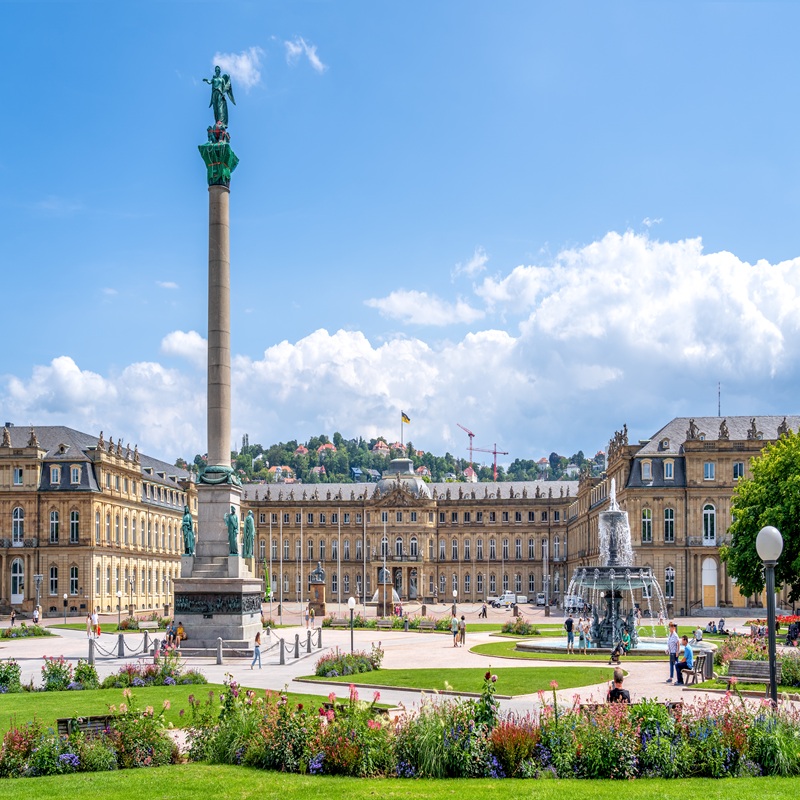Schlossplatz, Stuttgart, Baden Württemberg, Deutschland Köln_Stadt
